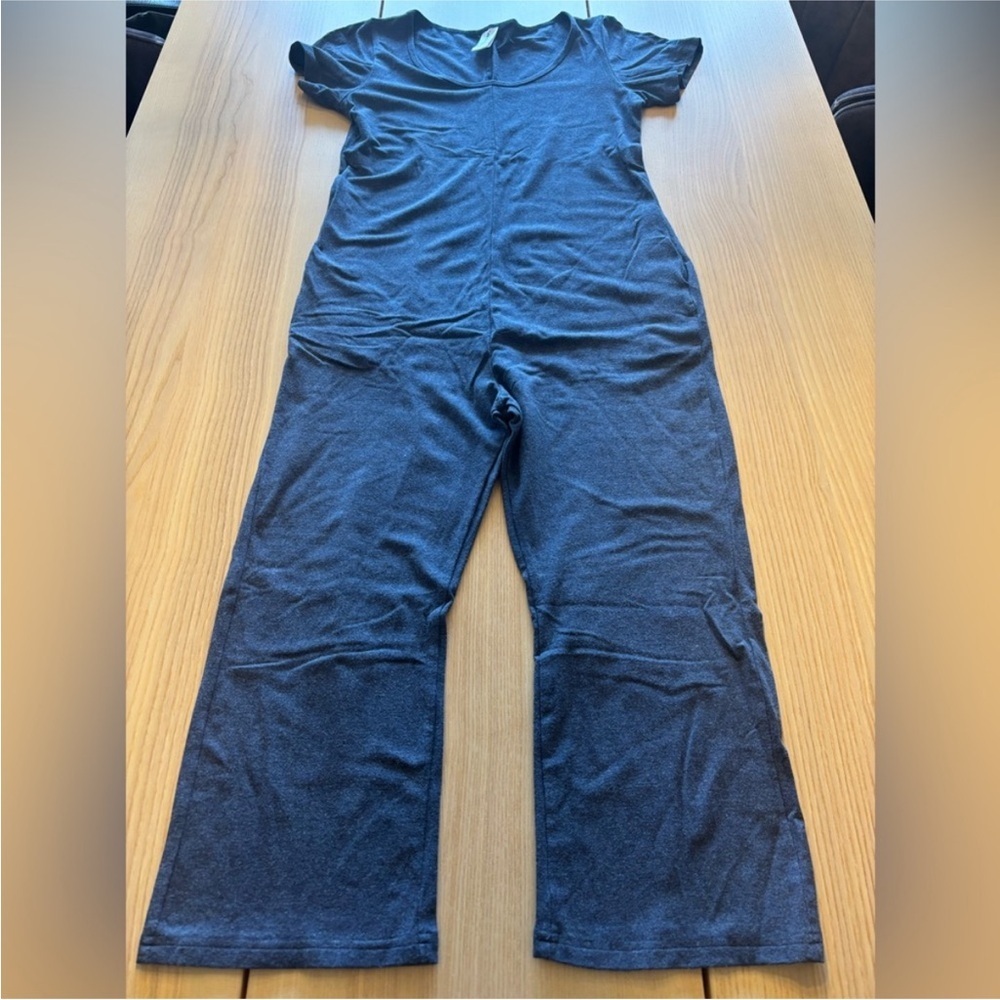 Smash + Tess blueish grey  Jumpsuit xxs wide leg - Picture 2 of 6